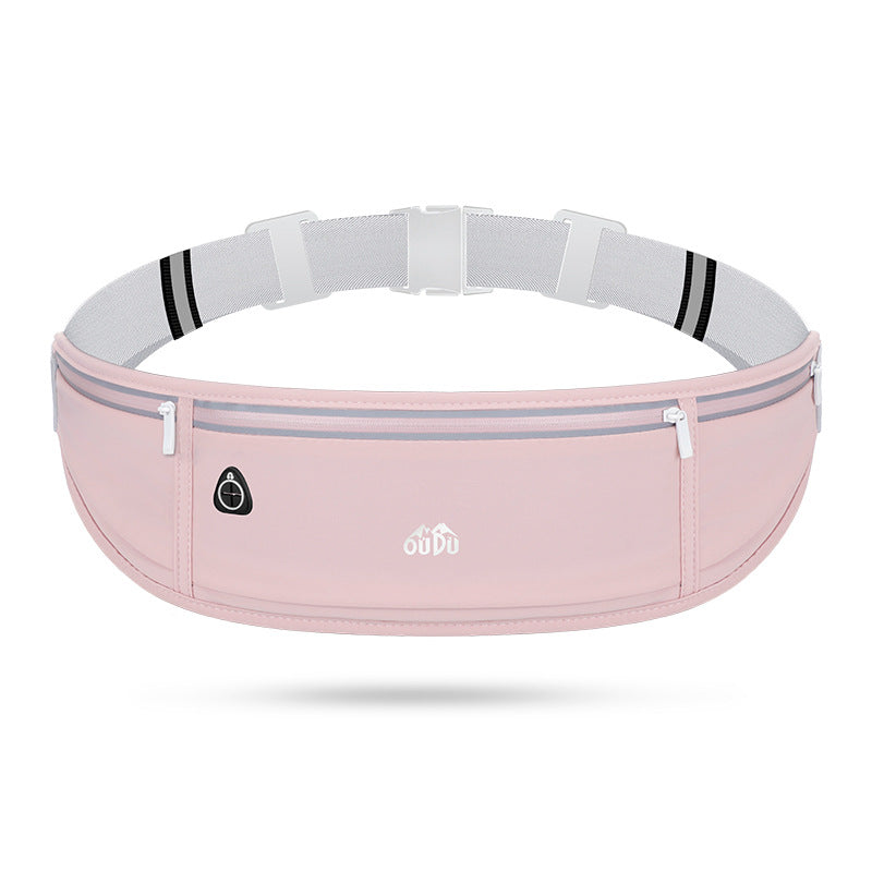 Oudu Sports Waist Bag Running Mobile Phone Bag Men and Women Outdoor Equipment Waterproof Invisible New Mini Small Belt Bag
