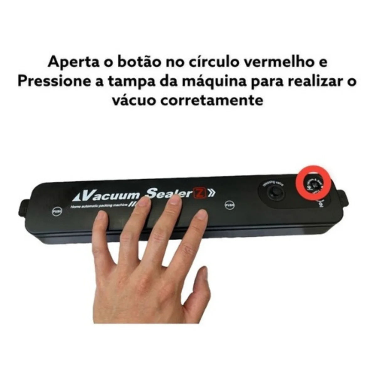 Seladora de Alimentos à Vácuo para Armazenar  Bivolt 110/220v