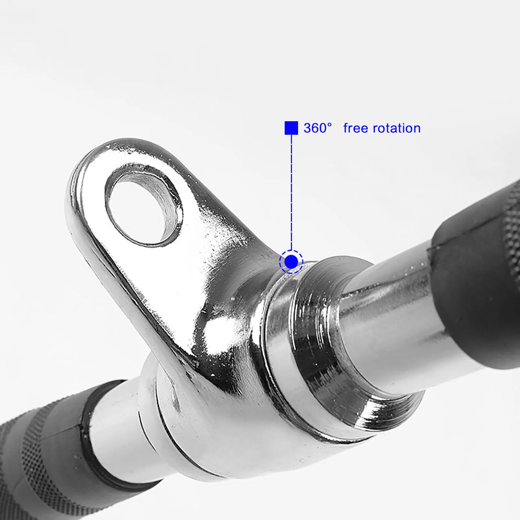 Fitness Solid T-bar, V-Bar Heavy Duty Load Bearing Lat Pull Down Bar,Fine Polishing Sitting Rowing Fitness Equipment Accessories