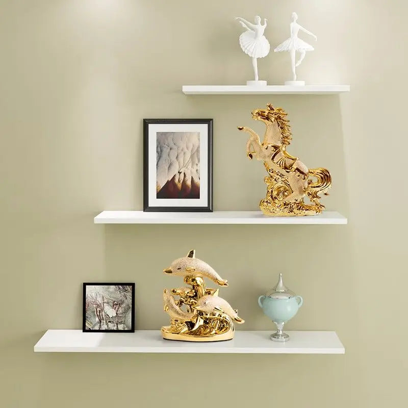 Golden Ceramic Dolphin Figurine - Luxury Home Decor Sculpture