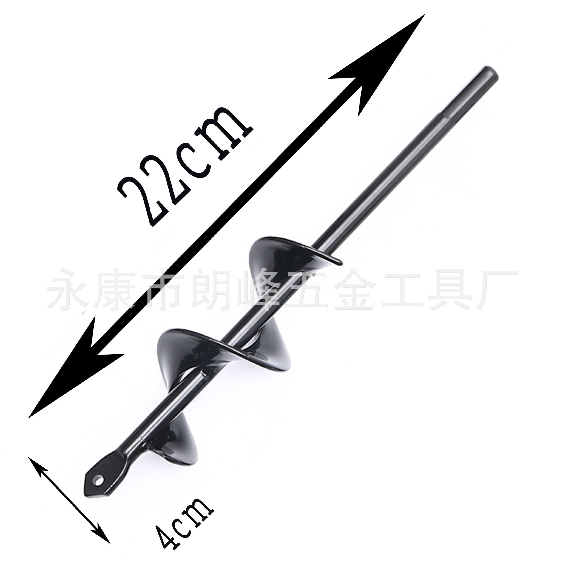 Factory Direct supply ground drill spiral rod twist drill garden plant garden vegetable field loose soil hand electric ground drill bit