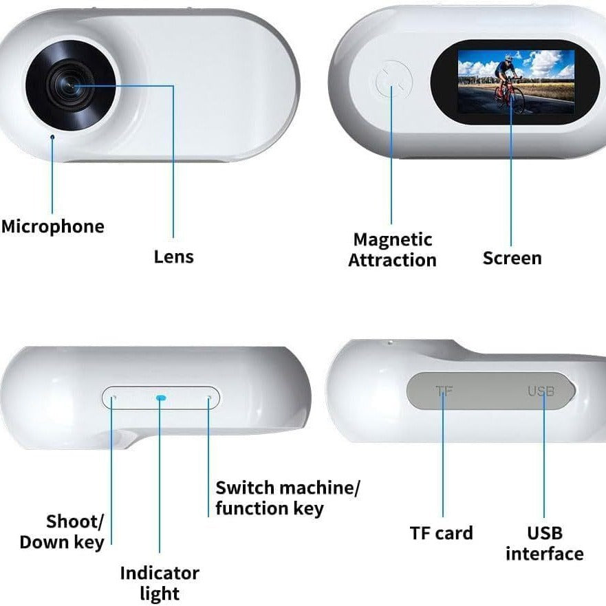 Cross Border Hot Pet Products Cat Dog Collar Camera Outdoor Sports Camera Video Mini Body Camera