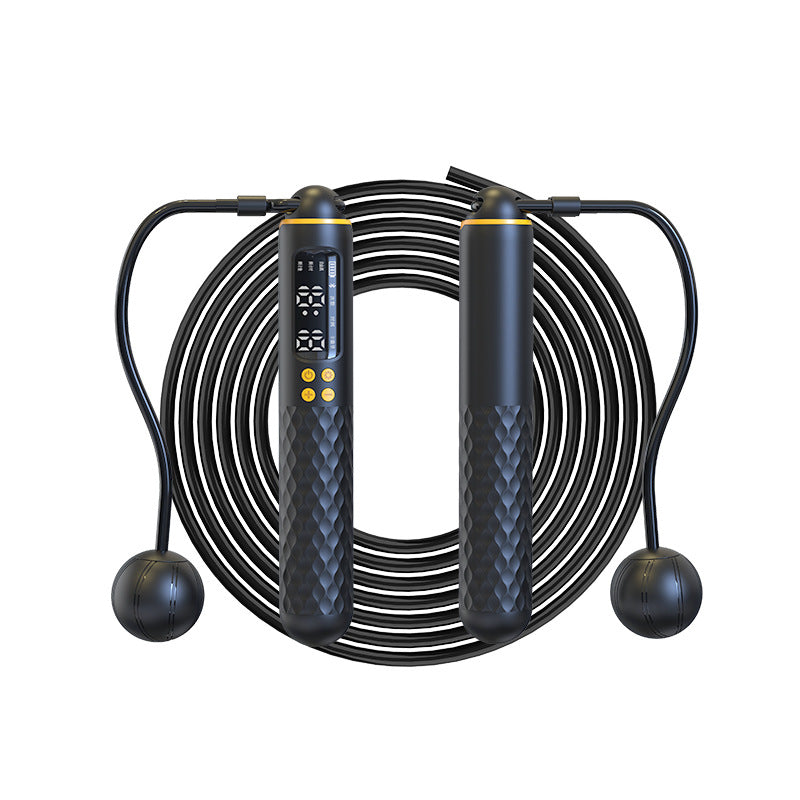 Factory direct intelligent counting rope skipping weight-bearing cordless dual-purpose fitness sports students high school entrance examination special wire rope skipping