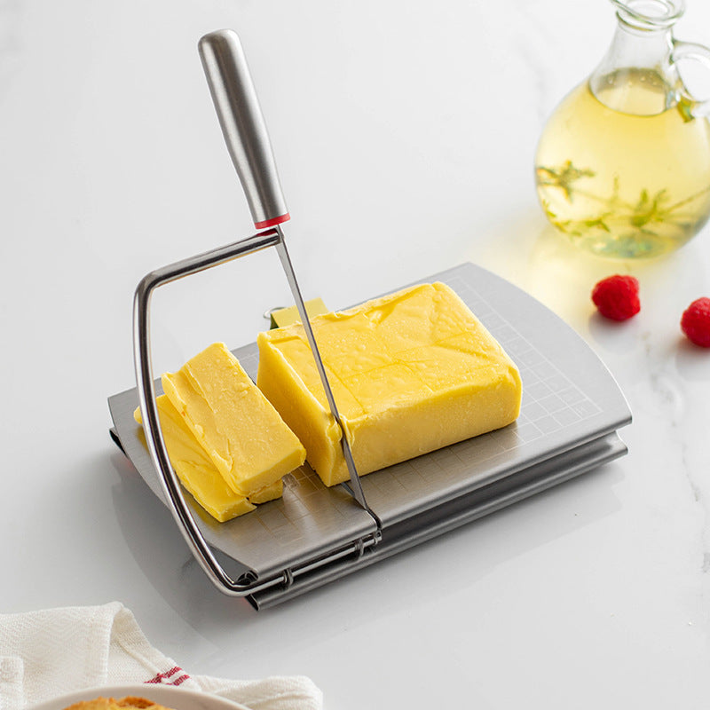 Kitchen Tools With Scale Stainless Steel Cheese Slicer Ham Cutter Beef Cheese Splitter