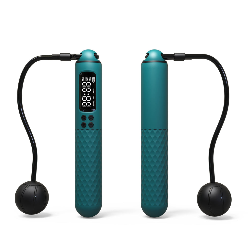 Factory direct intelligent counting rope skipping weight-bearing cordless dual-purpose fitness sports students high school entrance examination special wire rope skipping