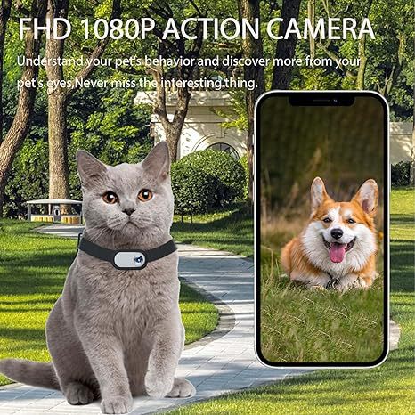 Cross Border Hot Pet Products Cat Dog Collar Camera Outdoor Sports Camera Video Mini Body Camera