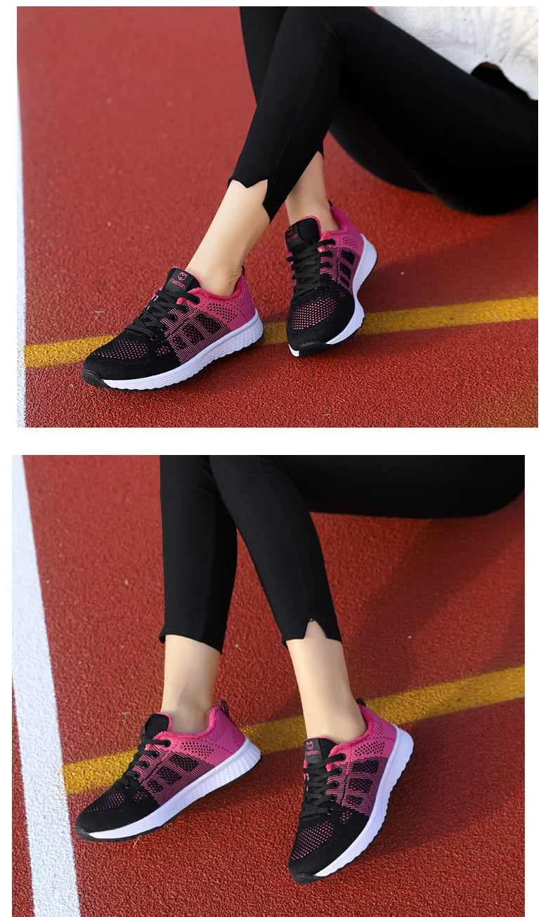 Women Sport Shoes Fashion Platform Sneakers Ladies Spring Winter Flats Running Shoes for Woman