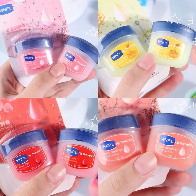 8 Pieces Set Lip Balm Moisturizing Lip Mask Repairing Lips For Men And Women Fade Lip Lines Sleep Labial Membrane Korea Skincare