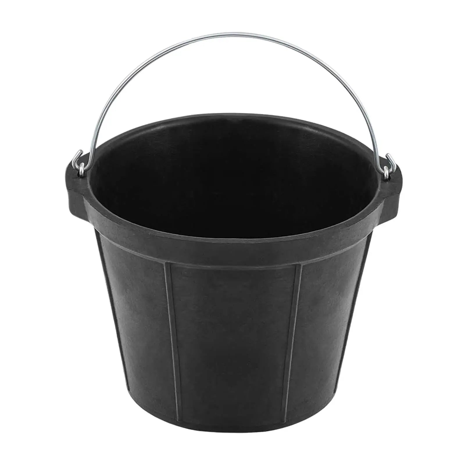 Rubber Feeder Bucket 8L Versatile Utility Horse feed Pan Horse Feeder Horse feed Bucket for Animal Feeding Goats Pig Chicken