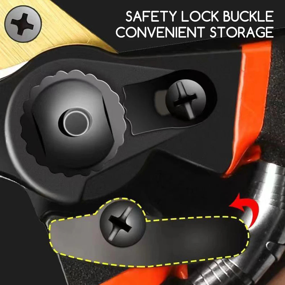 Garden Pruning Scissors,Non-Slip Gardening Scissors Clippers,Portable Plant Cutter Home Gardening Scissors,Gardening Tools