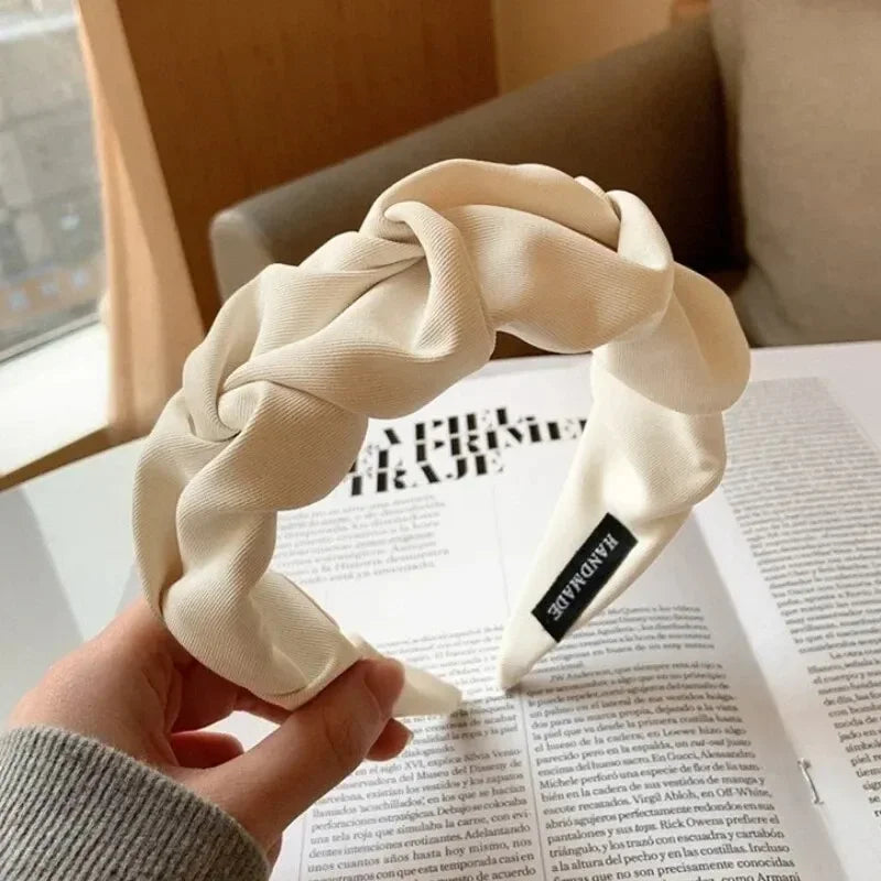 Fashion Hair Hoop Hair Bands Flower Solid Color Headbands Designer Wide Hairband Hair Accessories Headwear for Women Girls