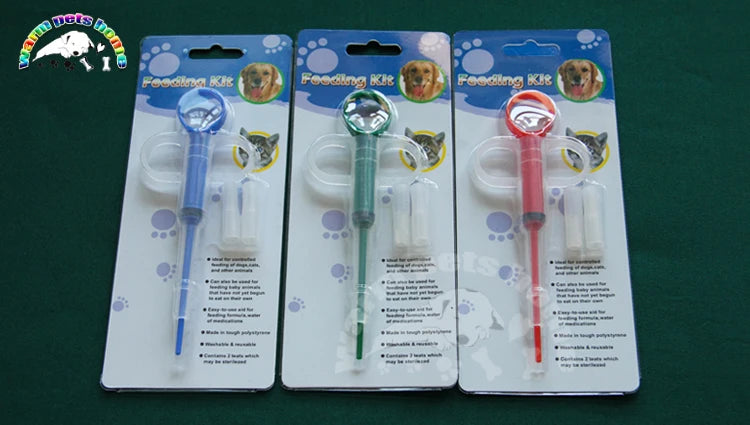 Pet Cat Dog Medicine Feeding Stick Kit Animal Drug Feeder Veterinary Suppliers