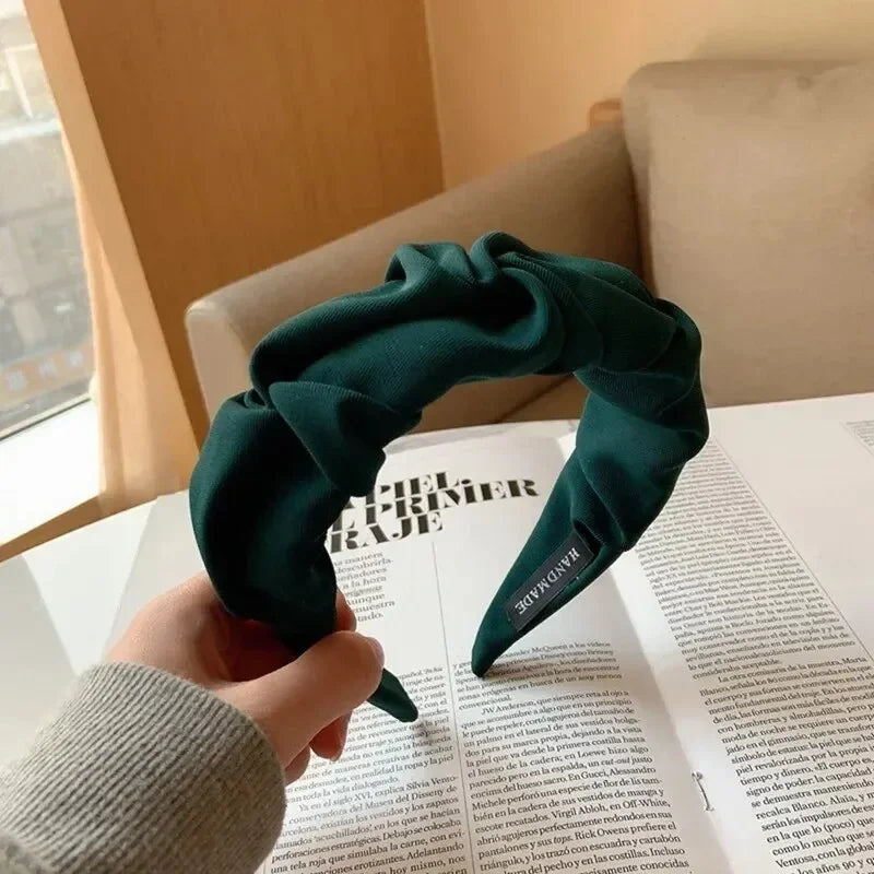 Fashion Hair Hoop Hair Bands Flower Solid Color Headbands Designer Wide Hairband Hair Accessories Headwear for Women Girls