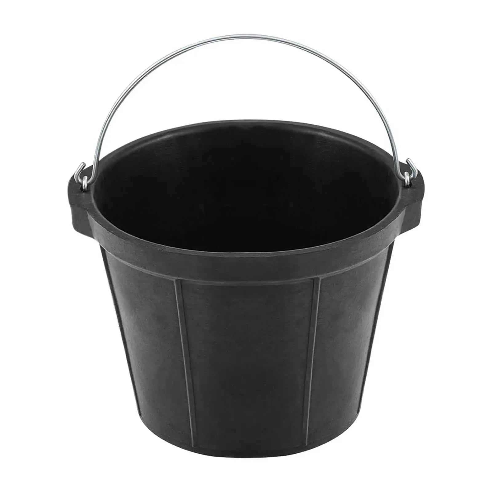 Rubber Feeder Bucket 8L Versatile Utility Horse feed Pan Horse Feeder Horse feed Bucket for Animal Feeding Goats Pig Chicken
