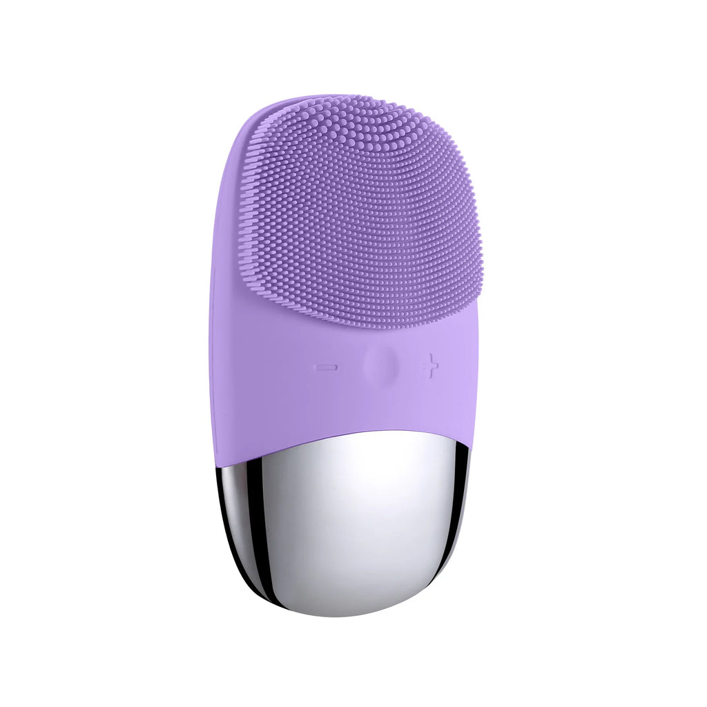 Electric Silicone Facial Cleansing Brush - Rechargeable Waterproof Face Cleanser