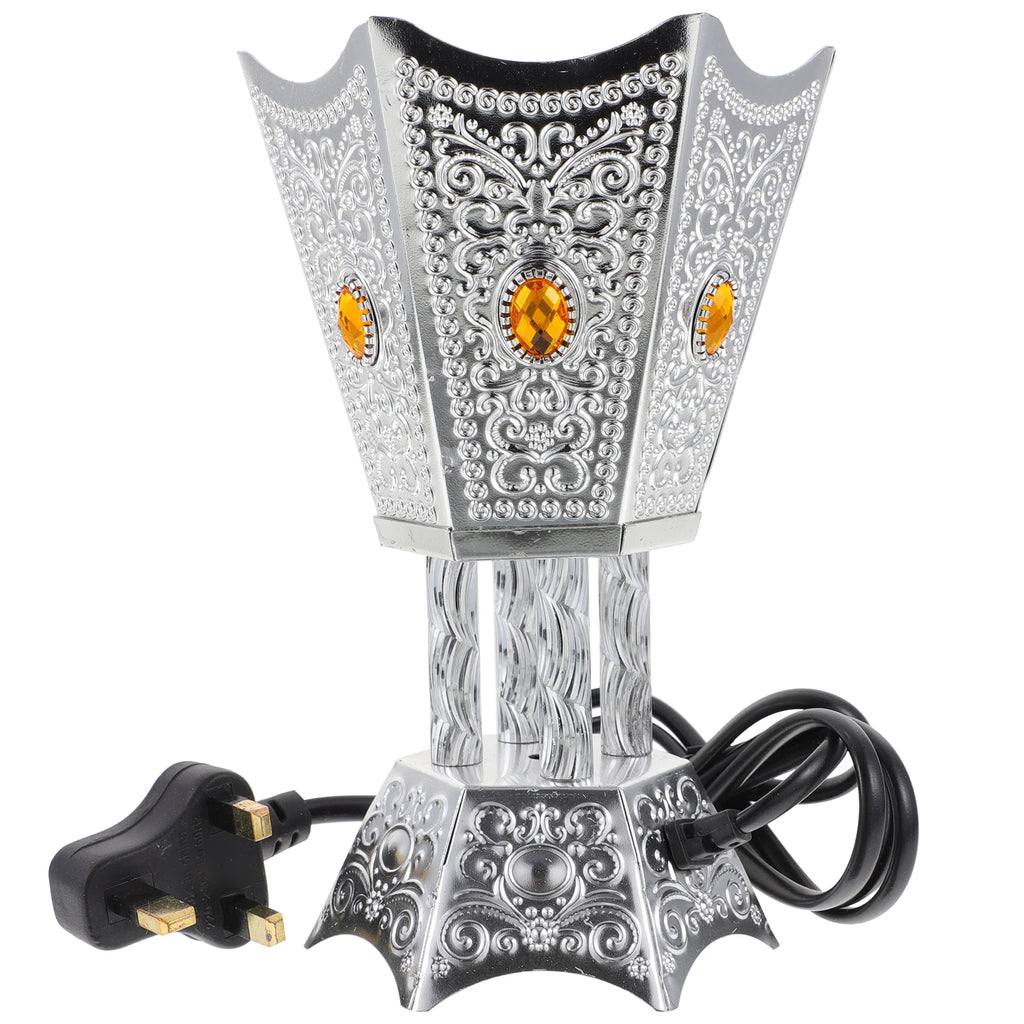 Electric Incense Retro Censer Burner nament Arab Metal Decorative Burners Therapy Relaxing Reusable Home Item