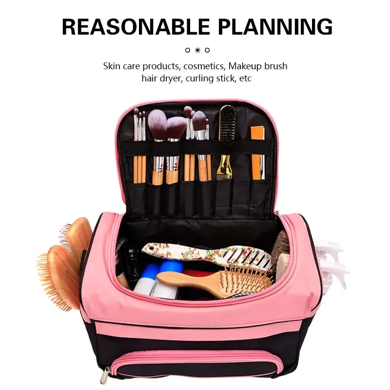 Bolsa Maquiagem Profissional - Maleta Organizadora Beauty Case