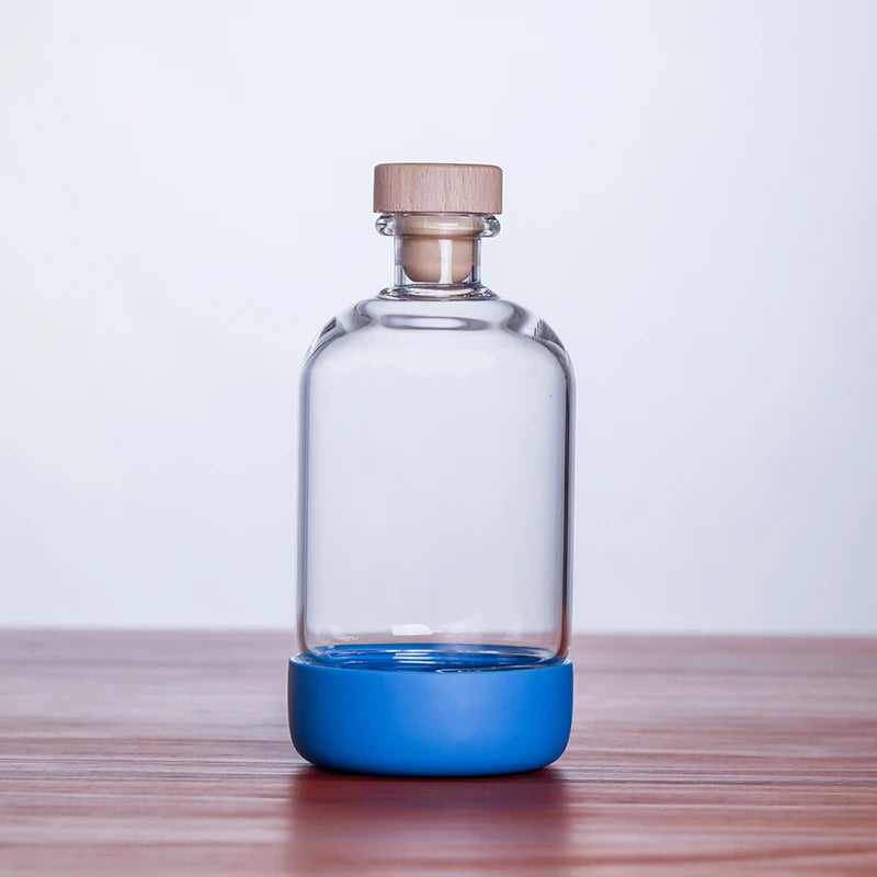 Bar Bartending With Bottomed Juice Drinks Soaking Wine Bottles Homebrew Wine Bottles Fruit Wine Bottles Empty Wine Bottles