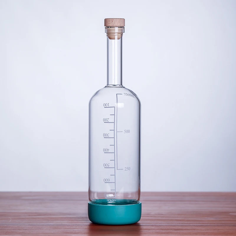 Bar Bartending With Bottomed Juice Drinks Soaking Wine Bottles Homebrew Wine Bottles Fruit Wine Bottles Empty Wine Bottles