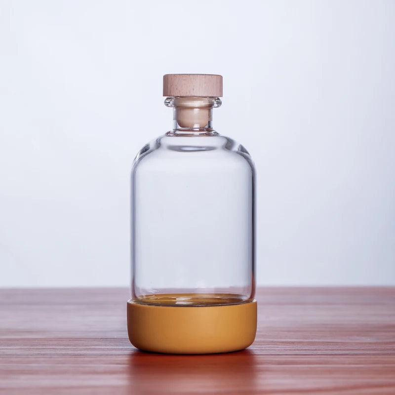 Bar Bartending With Bottomed Juice Drinks Soaking Wine Bottles Homebrew Wine Bottles Fruit Wine Bottles Empty Wine Bottles