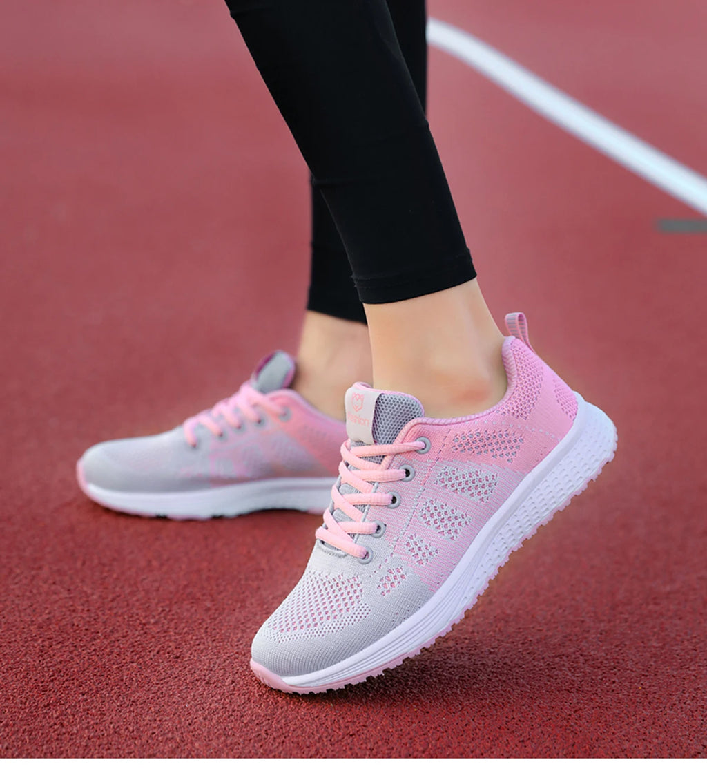 Women Sport Shoes Fashion Platform Sneakers Ladies Spring Winter Flats Running Shoes for Woman