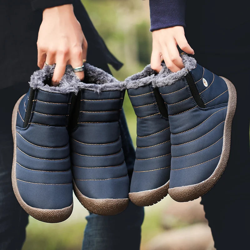 Waterproof Winter Snow Boots - Warm Hiking Shoes for Men & Women