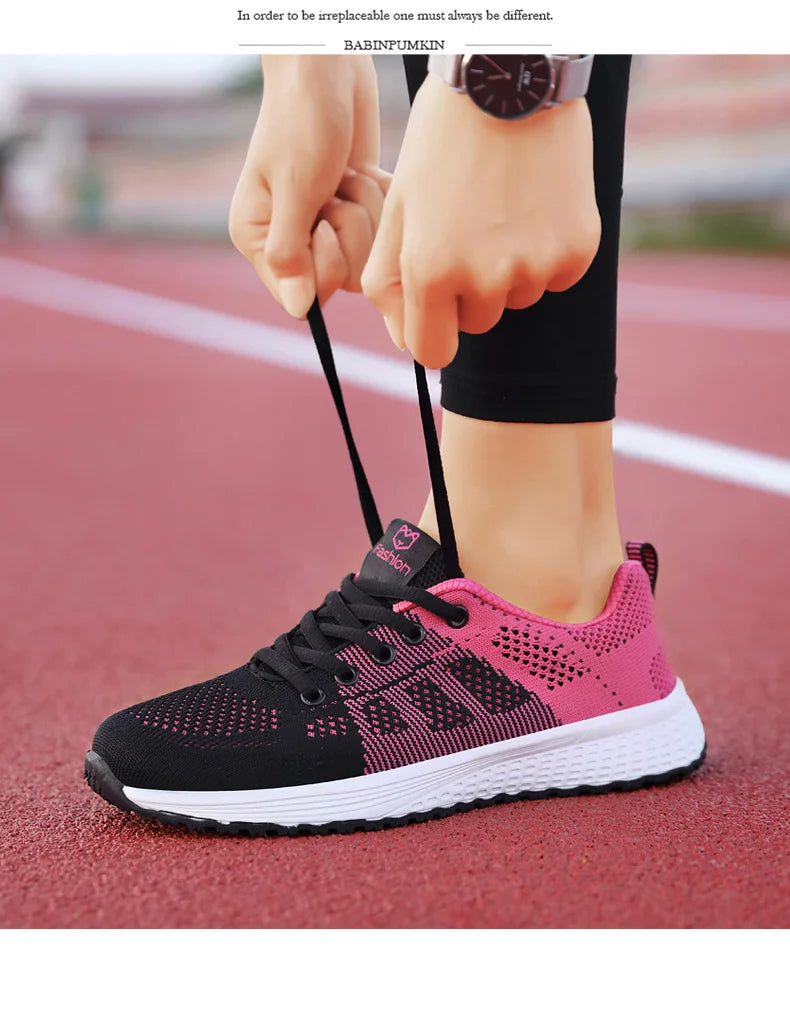 Women Sport Shoes Fashion Platform Sneakers Ladies Spring Winter Flats Running Shoes for Woman