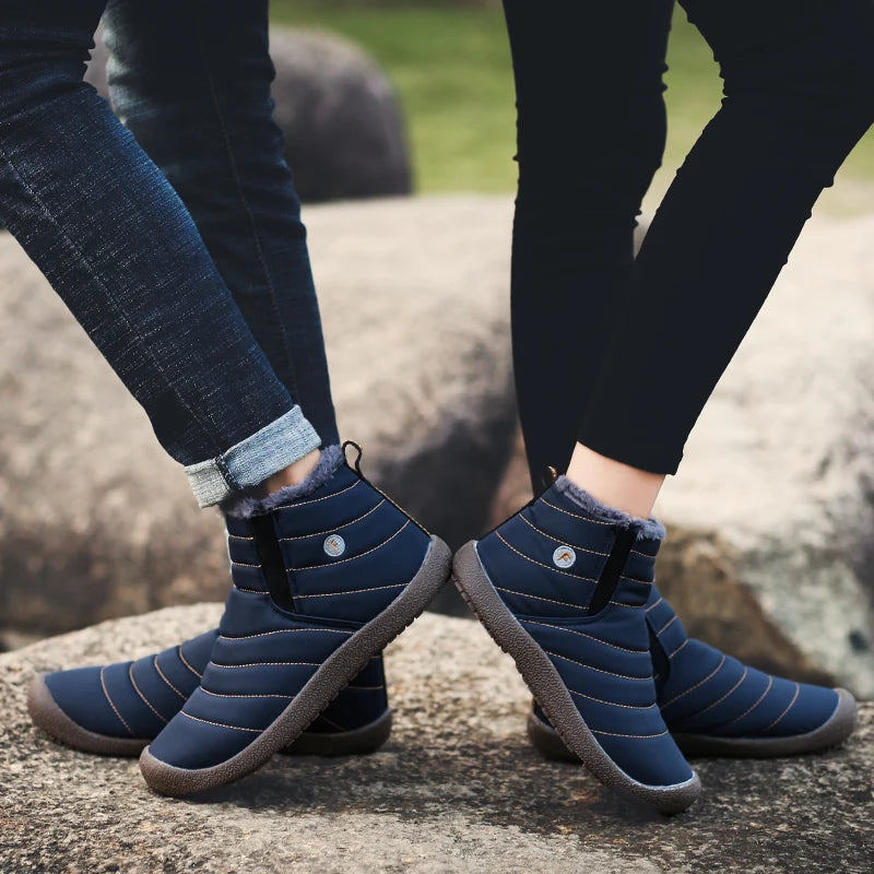 Waterproof Winter Snow Boots - Warm Hiking Shoes for Men & Women