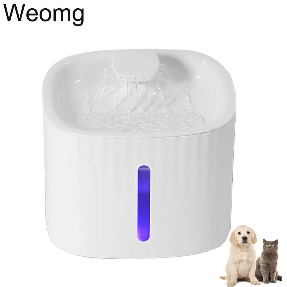 3L Pet Cat Water Fountain USB Automatic Cat Water Dispenser Feeder Bowl LED Light Smart Dog Cat Water Dispenser Pet Drinking