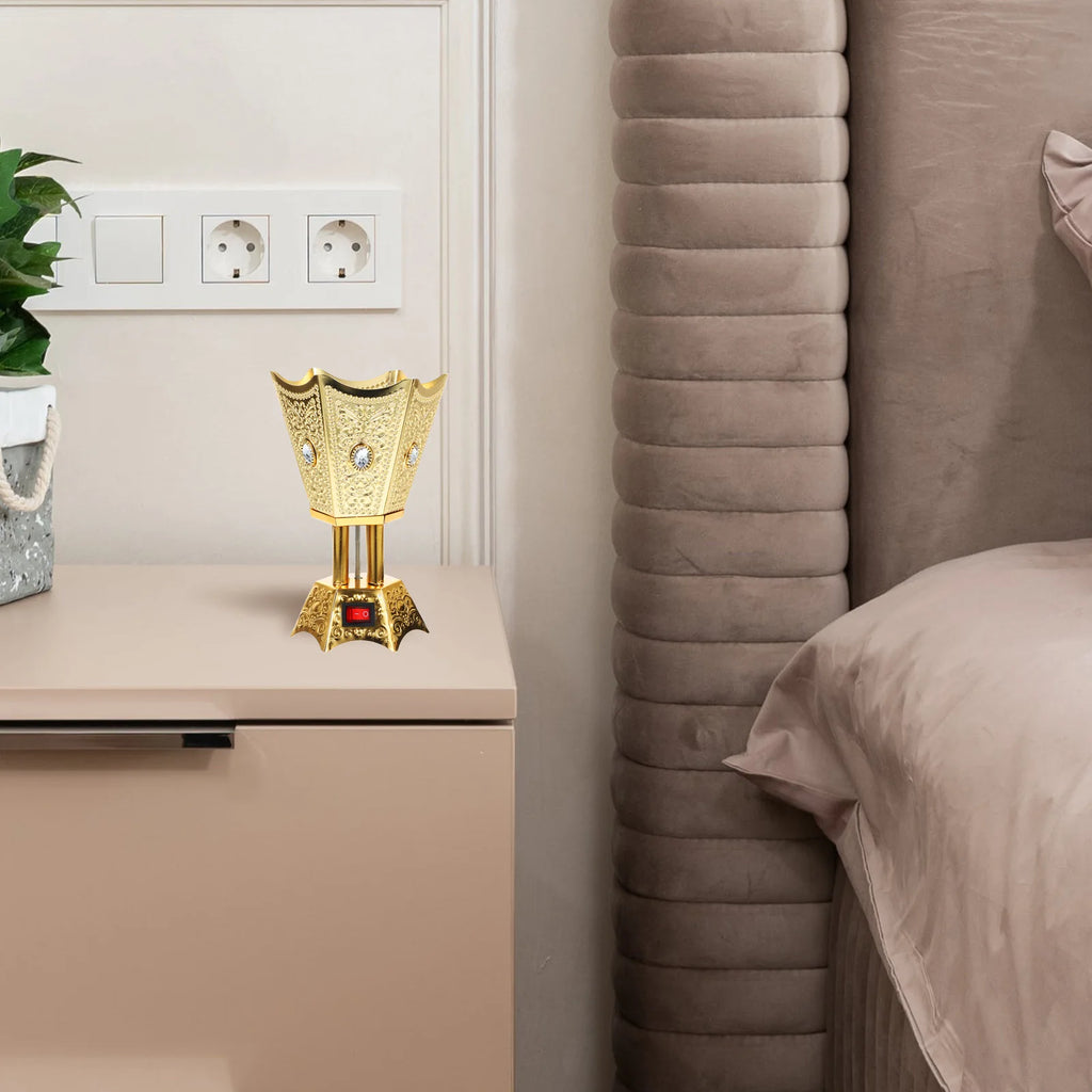 Electric Incense Retro Censer Burner nament Arab Metal Decorative Burners Therapy Relaxing Reusable Home Item