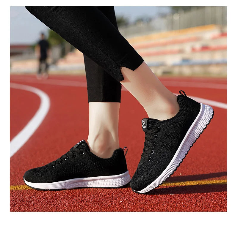 Women Sport Shoes Fashion Platform Sneakers Ladies Spring Winter Flats Running Shoes for Woman
