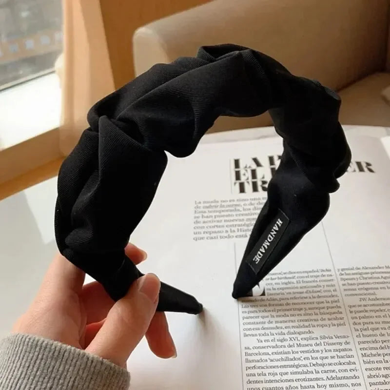 Fashion Hair Hoop Hair Bands Flower Solid Color Headbands Designer Wide Hairband Hair Accessories Headwear for Women Girls