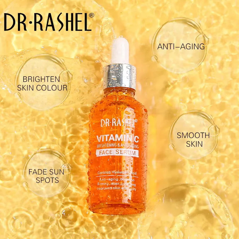 DR.RASHEL Vitamin C Liquid Hydration Moisturizing Repair Improves Skin Firmness Elasticity VC Facial Serum 50ml