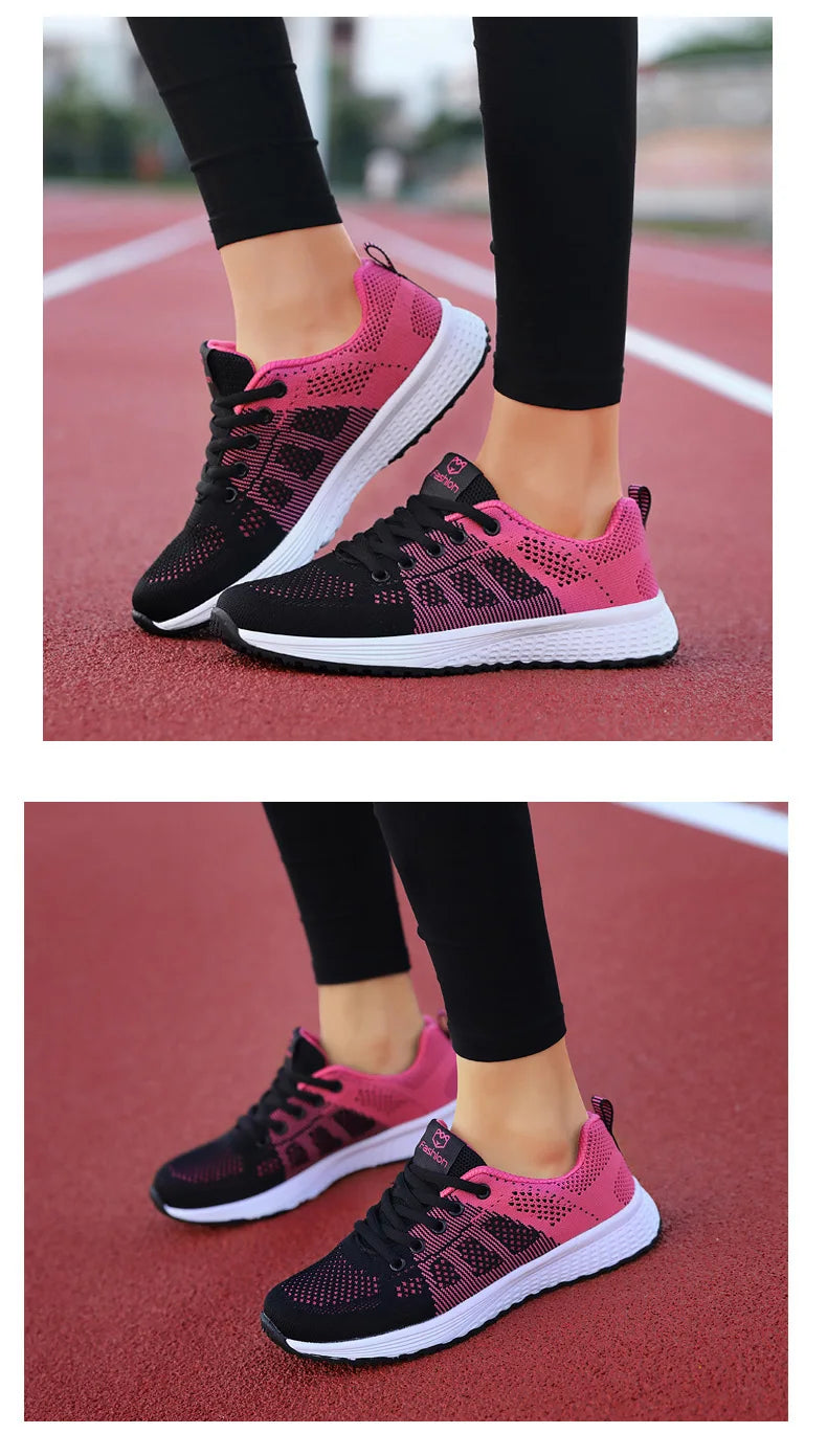 Women Sport Shoes Fashion Platform Sneakers Ladies Spring Winter Flats Running Shoes for Woman