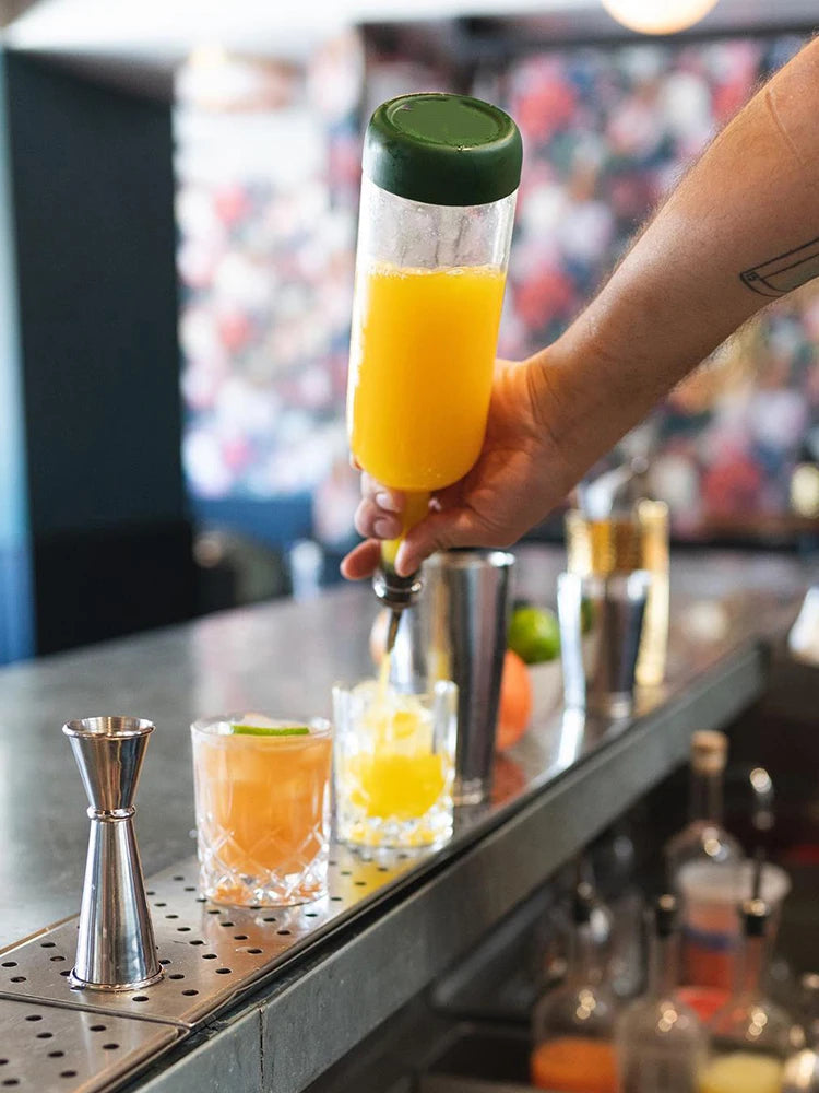 Bar Bartending With Bottomed Juice Drinks Soaking Wine Bottles Homebrew Wine Bottles Fruit Wine Bottles Empty Wine Bottles