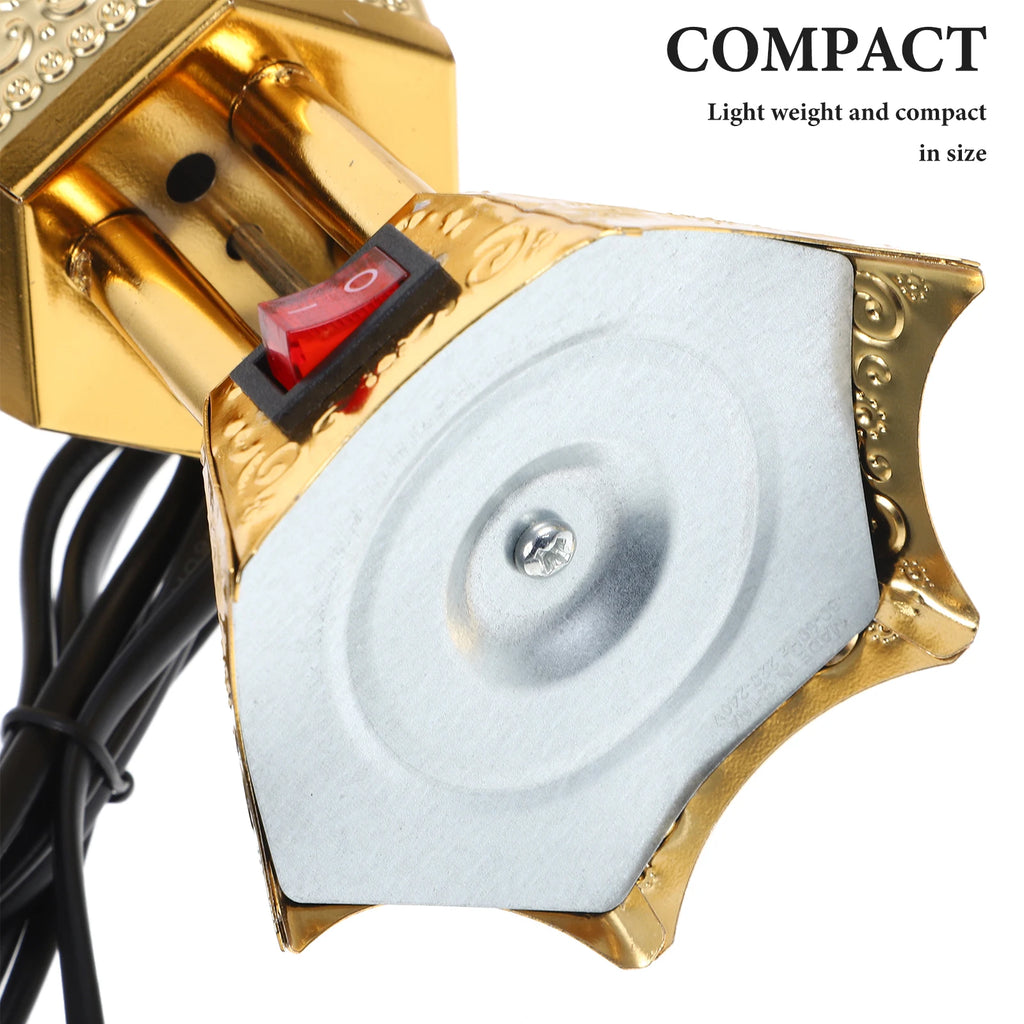 Electric Incense Retro Censer Burner nament Arab Metal Decorative Burners Therapy Relaxing Reusable Home Item