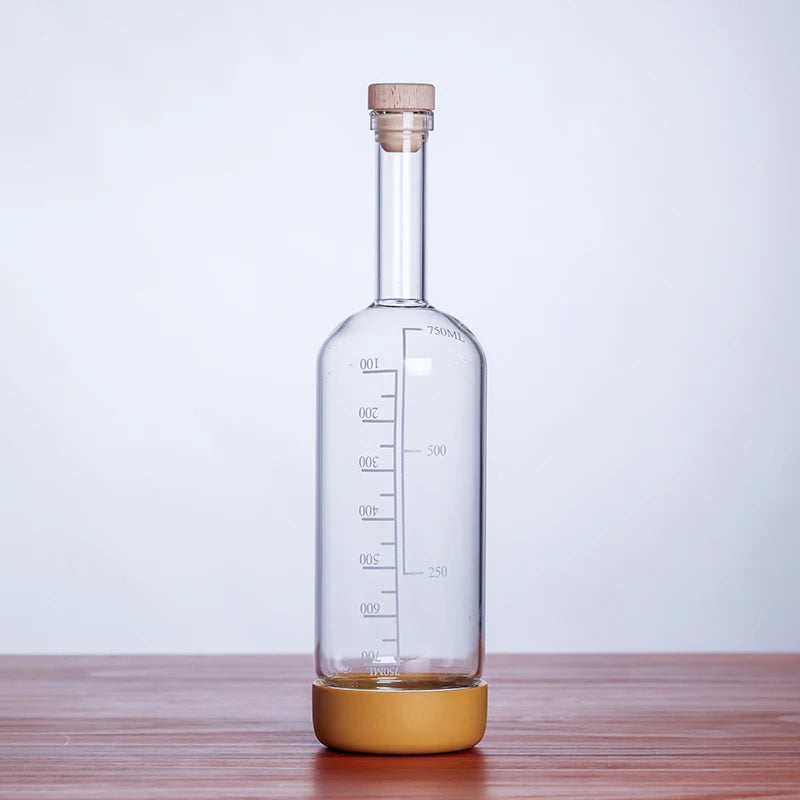 Bar Bartending With Bottomed Juice Drinks Soaking Wine Bottles Homebrew Wine Bottles Fruit Wine Bottles Empty Wine Bottles