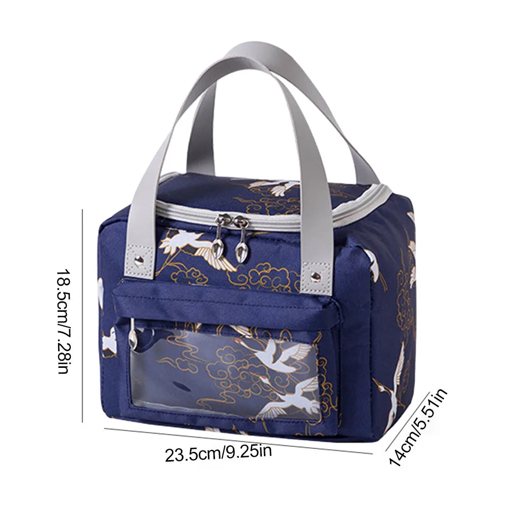 Camping Lunch Cooler Bag Folding Insulation Picnic Ice Pack Food Thermal Bag Drink Carrier Insulated Bags Beer Delivery Bag