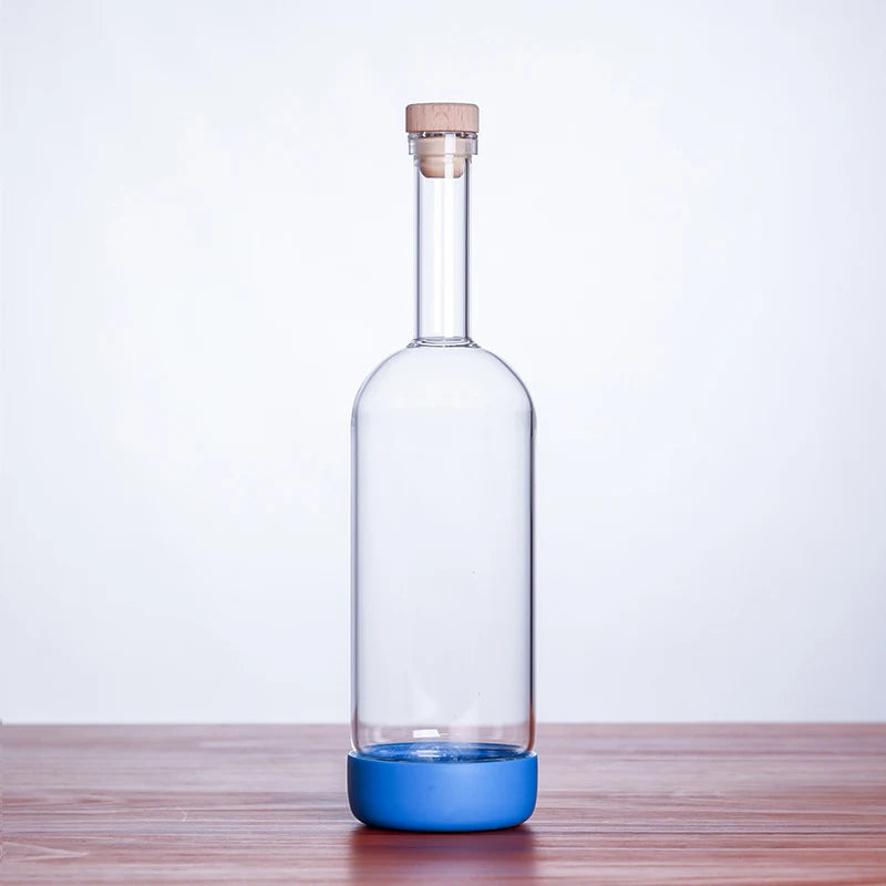 Bar Bartending With Bottomed Juice Drinks Soaking Wine Bottles Homebrew Wine Bottles Fruit Wine Bottles Empty Wine Bottles