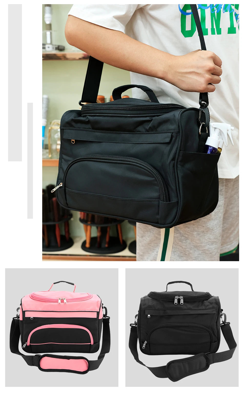 Bolsa Maquiagem Profissional - Maleta Organizadora Beauty Case