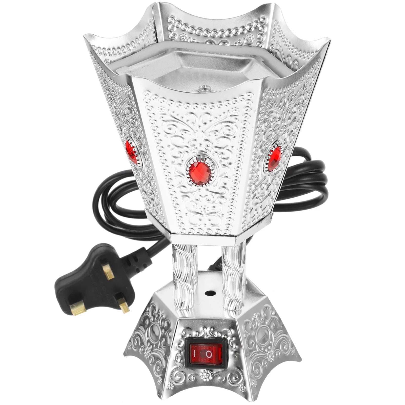 Electric Incense Retro Censer Burner nament Arab Metal Decorative Burners Therapy Relaxing Reusable Home Item