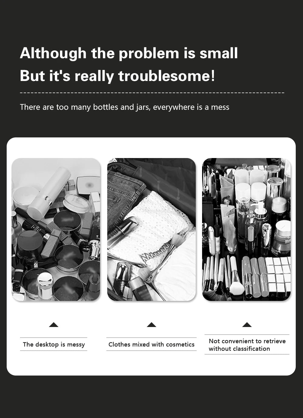 Bolsa Maquiagem Profissional - Maleta Organizadora Beauty Case