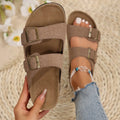 Women’s Roman Flat Sandals – Comfortable Gladiator Summer Toe Ring Casual Shoes