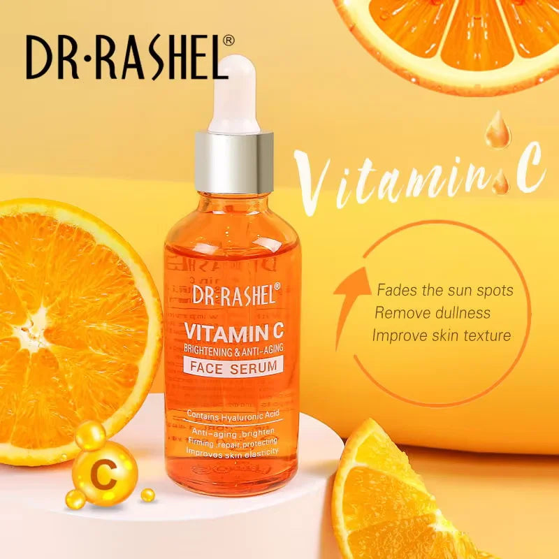 DR.RASHEL Vitamin C Liquid Hydration Moisturizing Repair Improves Skin Firmness Elasticity VC Facial Serum 50ml