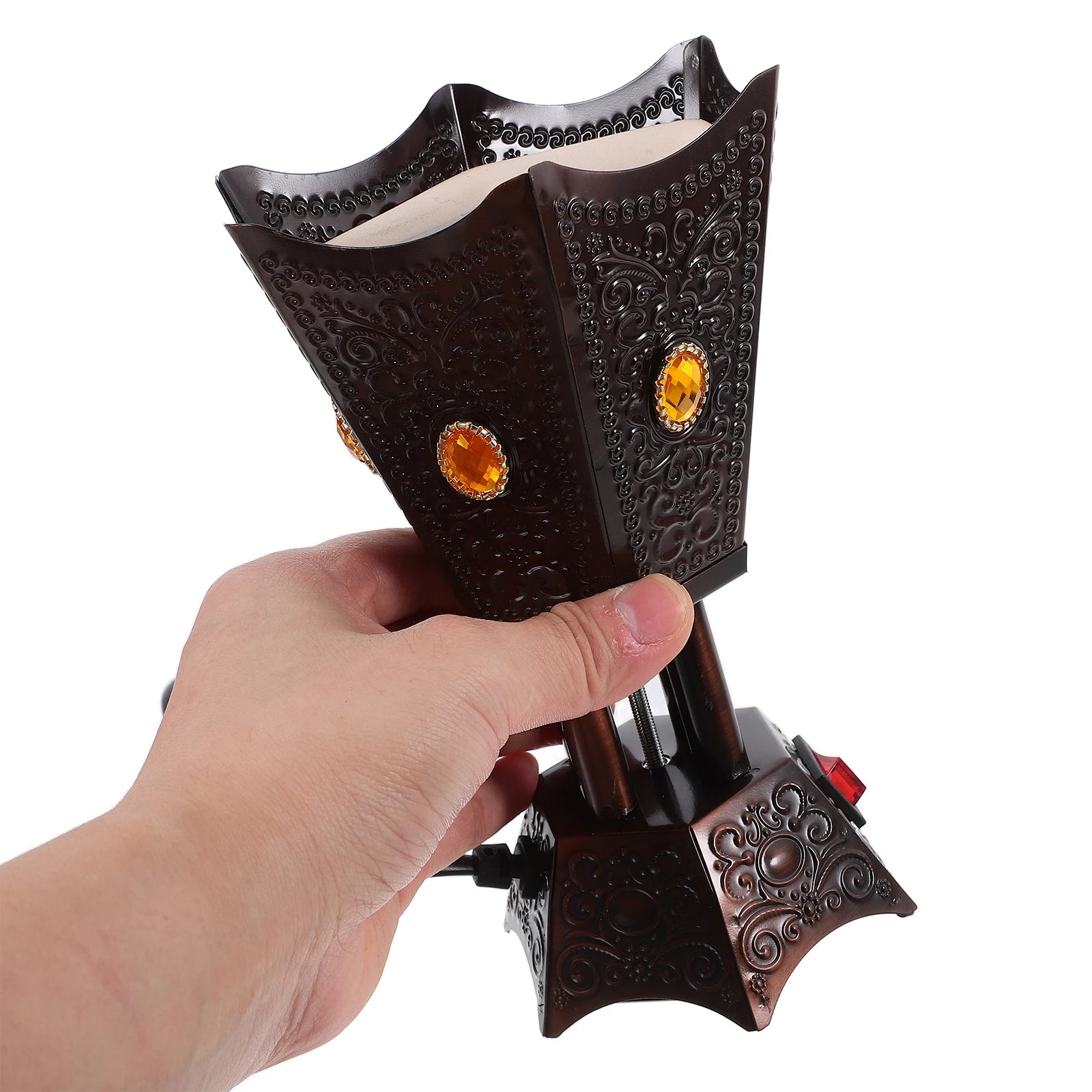 Electric Incense Retro Censer Burner nament Arab Metal Decorative Burners Therapy Relaxing Reusable Home Item