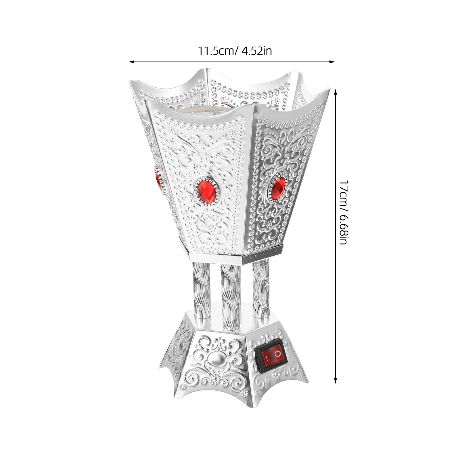 Electric Incense Retro Censer Burner nament Arab Metal Decorative Burners Therapy Relaxing Reusable Home Item