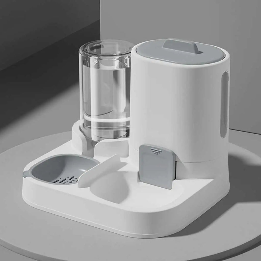 Feeder - Dual-purpose Drinking and Feeding Unit - Convenient, Simple, Large Capacity -Suitable for Small and Medium Dogs and cat