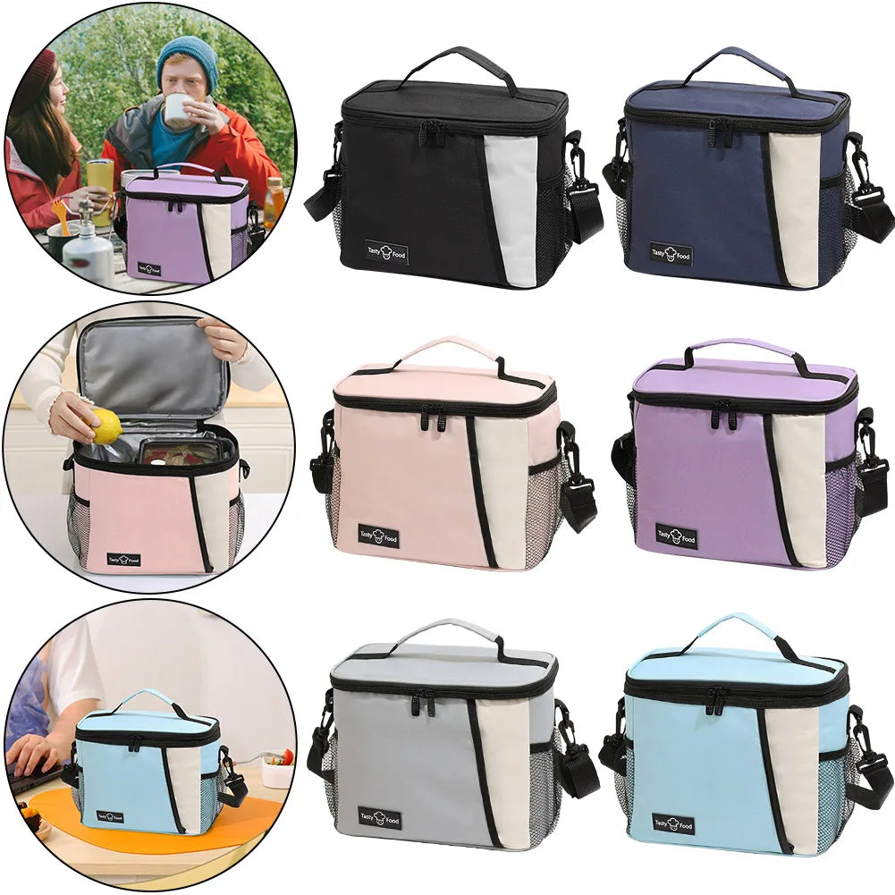 Camping Lunch Cooler Bag Folding Insulation Picnic Ice Pack Food Thermal Bag Drink Carrier Insulated Bags Beer Delivery Bag