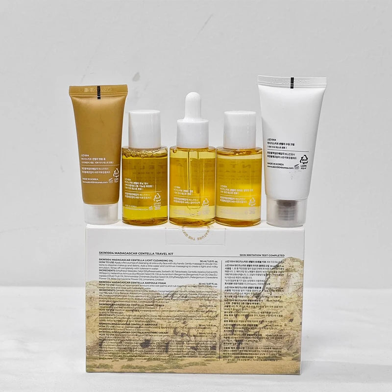 Centella Travel Travel Kit Toner Ampoule Soothing Cream Cleansing Oil Ampoule Foam Skincare Box Gift Sets Mothers Day Gifts