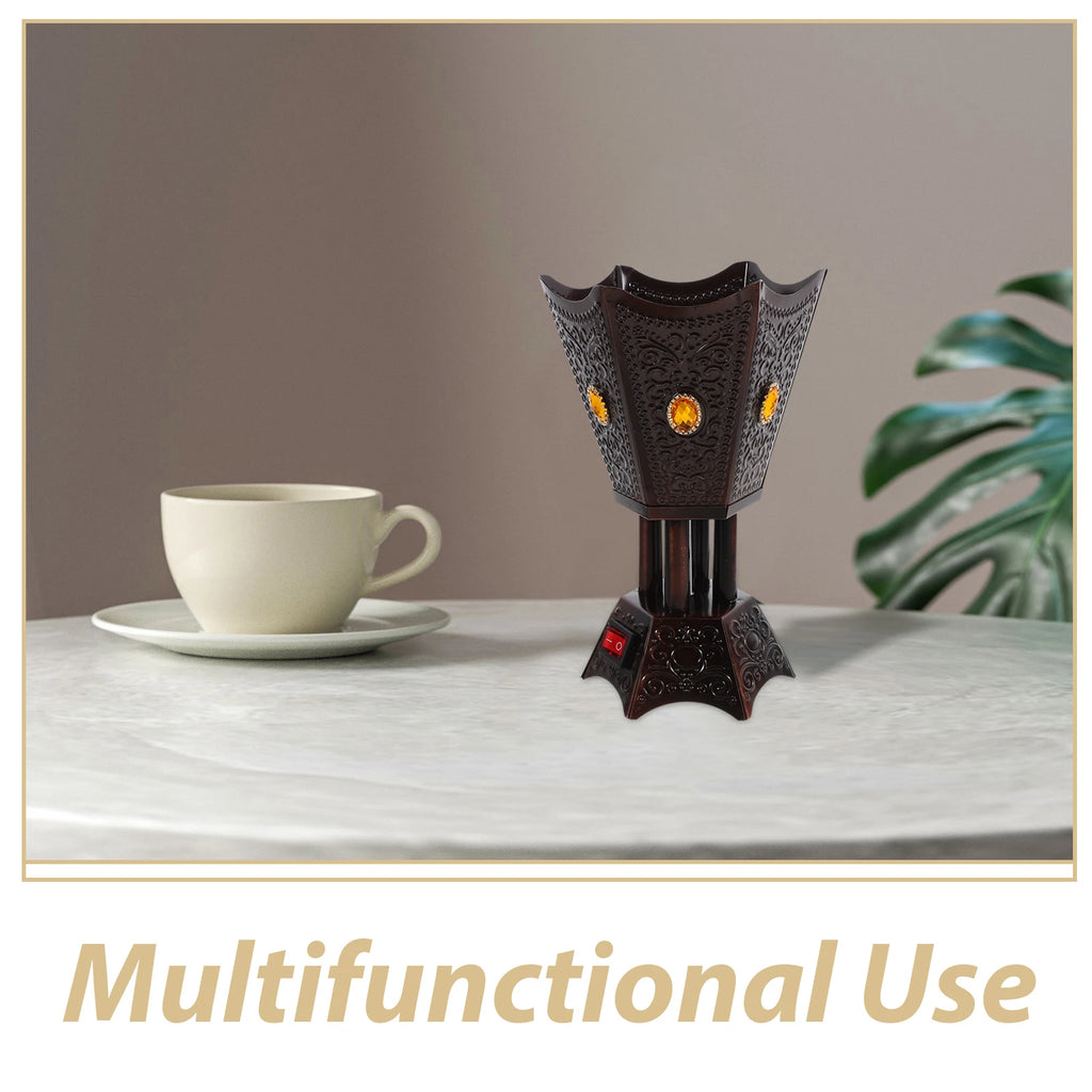 Electric Incense Retro Censer Burner nament Arab Metal Decorative Burners Therapy Relaxing Reusable Home Item